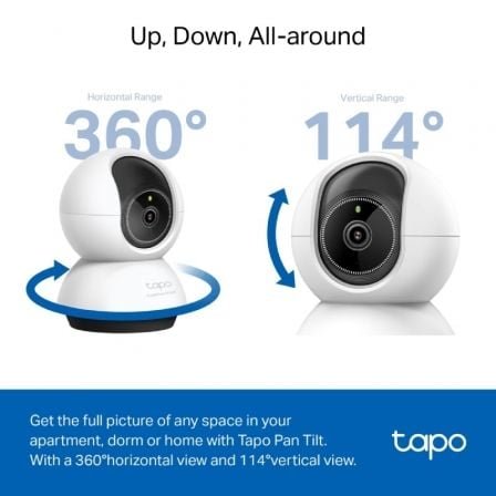 Cámara de videovigilancia tp-link tapo tc72/ 360º/ visión nocturna/ control desde app - Imagen 4