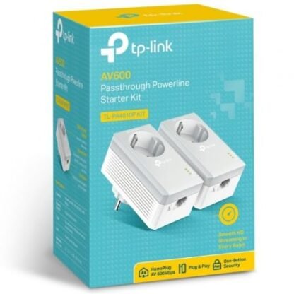 Adaptador powerline tp-link tl-pa4010p kit 600mbps/ alcance 300m/ pack de 2 - Imagen 3