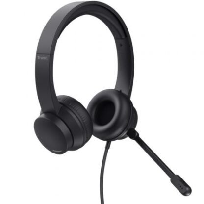 Auriculares trust ayda/ con micrófono/ jack 3.5/ negros - Imagen 2