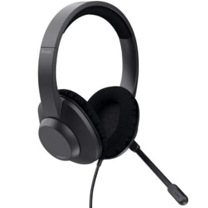 Auriculares trust ayda max usb-enc/ con micrófono/ usb/ negros - Imagen 3