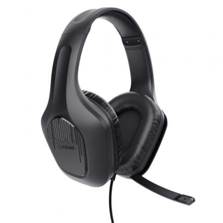 Auriculares gaming con micrófono trust gaming gxt 417 zirox/ jack 3.5/ negros - Imagen 2