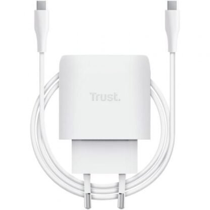 Cargador de pared gan trust maxo 45w compatible con apple/ 1xusb tipo-c/ incluye cable usb tipo-c/ 45w