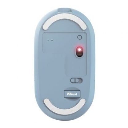 Ratón inalámbrico por bluetooth trust puck/ batería recargable/ hasta 1600 dpi/ azul - Imagen 4