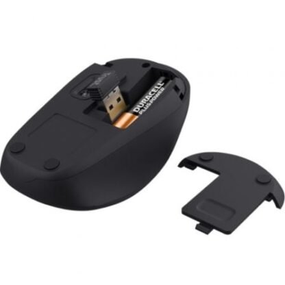 Ratón mini inalámbrico trust yvi+ silent/ hasta 1600 dpi/ rojo - Imagen 4