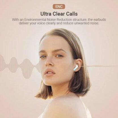 Auriculares bluetooth vention elf e04 nbiw0 con estuche de carga/ autonomía 6h/ blancos - Imagen 5