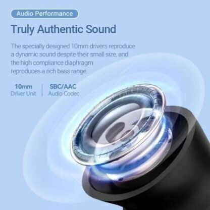 Auriculares bluetooth vention tiny t12 nblw0 con estuche de carga/ autonomía 6h/ blancos - Imagen 2