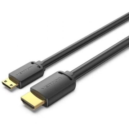 Cable hdmi 4k vention aghbg/ hdmi macho - mini hdmi macho/ 3m/ negro