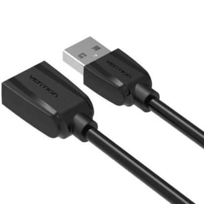Cable alargador usb 2.0 vention vas-a44-b150/ usb macho - usb hembra/ 1.5m/ negro - Imagen 2