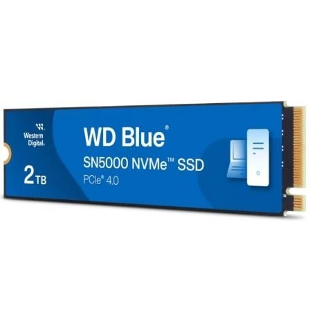 Disco ssd western digital wd blue sn5000 2tb/ m.2 2280 pcie gen4/ full capacity - Imagen 2