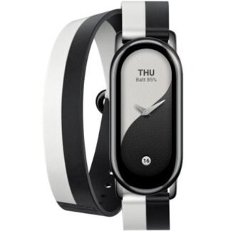Correa original para pulsera xiaomi mi smart band 8 double wrap strap/ blanco y negro