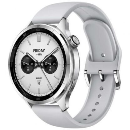 Smartwatch xiaomi watch s4/ notificaciones/ frecuencia cardíaca/ gps/ plata