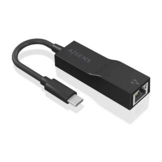 Adaptador usb tipo-c - rj45 aisens a106-0765/ 1000mbps