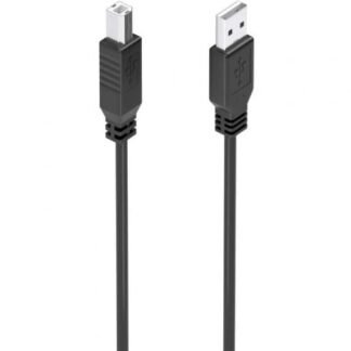 Cable alargador usb 2.0 aisens a101-0906/ usb macho - usb tipo-b/ 15m/ negro