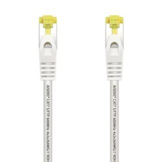 Cable de red rj45 sftp aisens a146-0488 cat.7/ 25cm/ blanco