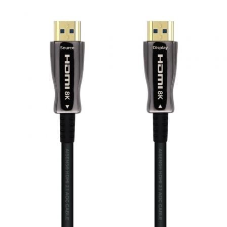 Cable hdmi 2.1 aoc 8k aisens a153-0519/ hdmi macho - hdmi macho/ 30m/ negro