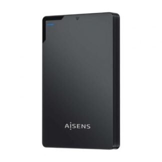 Caja externa para disco duro de 2.5" aisens ase-2520b/ usb 3.1/ sin tornillos