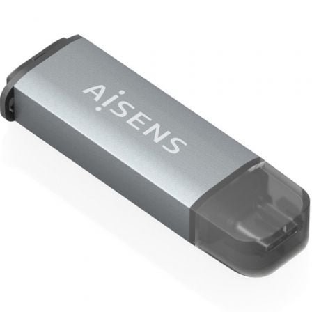 Lector de tarjetas externo aisens ascr-2a09-gr/ usb 3.1 - Imagen 2
