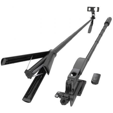 Palo para selfie + trípode aisens ss01st-299/ negro - Imagen 3
