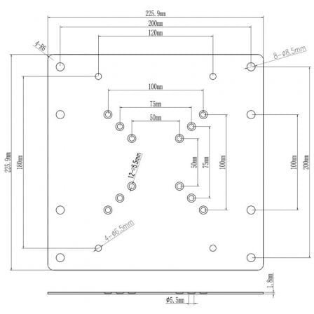 Soporte vesa 200x200 aisens acc001-289 para monitor y tv aisens/ hasta 30kg - Imagen 5