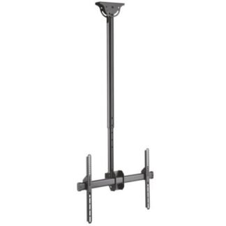 Soporte de techo giratorio/ inclinable/ extensible/ nivelable aisens ct70tsle-033 para tv de 37-70"/ hasta 50kg