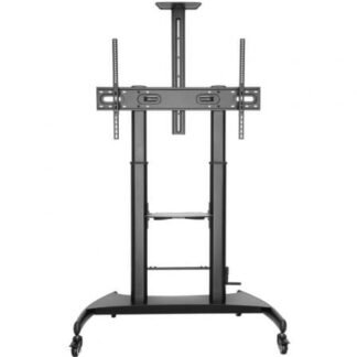 Soporte de suelo inclinable con ruedas y manivela aisens ft100te-123 para tv 60-100"/ hasta 100kg