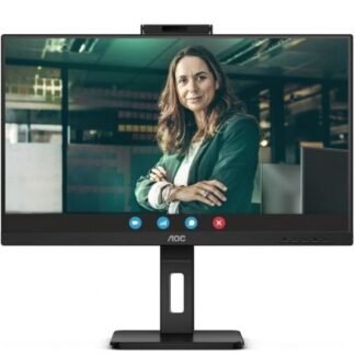Monitor profesional aoc q27p3qw 27"/ qhd/ webcam/ multimedia/ regulable en altura/ negro