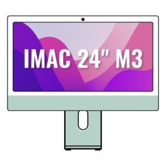 Apple imac 24" retina 4,5k / m3 8-core cpu/ 8gb/ 256gb ssd/ 10-core gpu/ verde