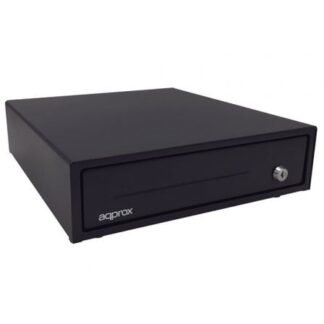 Cajón portamonedas approx appcash33/ manual y automático/ negro