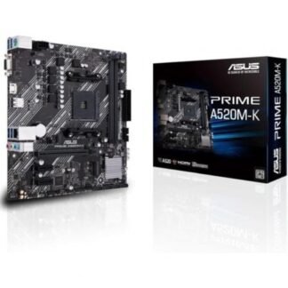 Placa base asus prime a520m-k socket am4/ ddr4/ pcie 3.0/ micro atx