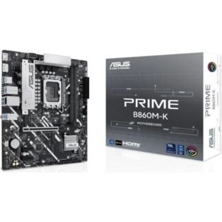 Placa base asus prime b860m-k socket 1851/ ddr5/ pcie 5.0/ micro atx