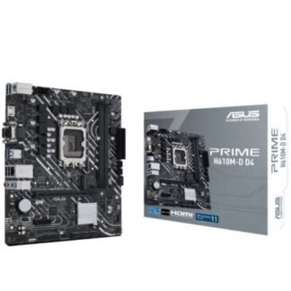 Placa base asus prime h610m-d d4/ socket 1700/ ddr4/ pcie 4.0/ micro atx