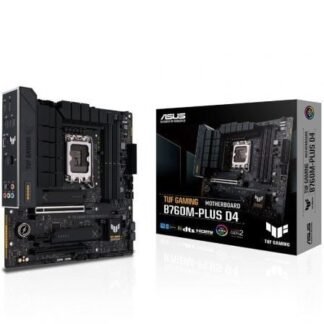 Placa base asus tuf gaming b760m-plus d4/ socket 1700/ ddr4/ pcie 5.0/ micro atx