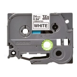 Cinta laminada original rotuladora brother tze-251/blanca