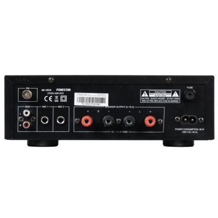 Amplificador estéreo fonestar as-1515/ 30w - Imagen 3
