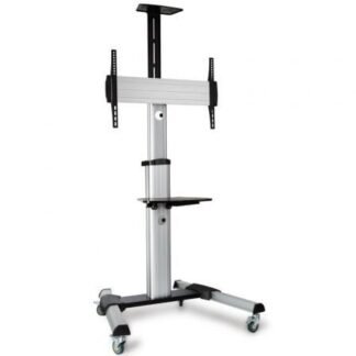 Soporte de suelo inclinable/ orientable con ruedas fonestar sts-4064p para tv de 37-70"/ hasta 50kg