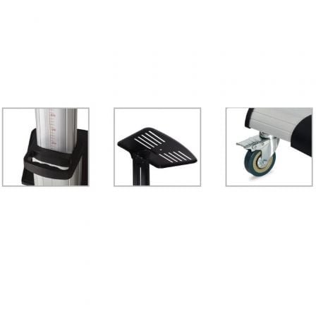 Soporte de suelo inclinable/ orientable con ruedas fonestar sts-4064p para tv de 37-70"/ hasta 50kg - Imagen 2