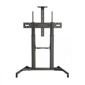 Soporte de suelo inclinable/ orientable con ruedas fonestar sts-42106n para tv de 60-100"/ hasta 100kg