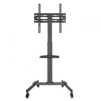 Soporte de suelo orientable/ inclinable con ruedas fonestar sts-4244n para tv de 32-65"/ hasta 35kg