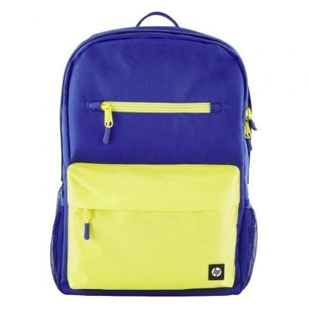 Mochila hp campus 7j596aa para portátiles hasta 15.6"/ azul y lima
