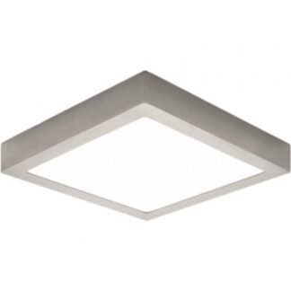 Downlight iglux sup-102418-ns/ cuadrado/ ø220x220x35mm/ potencia 18w/ 1540 lúmenes/ 3000ºk/ níquel