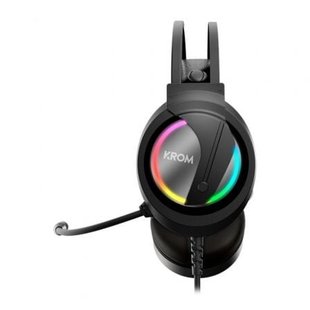 Auriculares gaming con micrófono krom kappa/ jack 3.5/ usb 2.0/ negros - Imagen 4