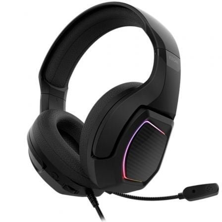 Auriculares gaming con micrófono krom kopa 7.1/ usb 2.0/ negros - Imagen 2