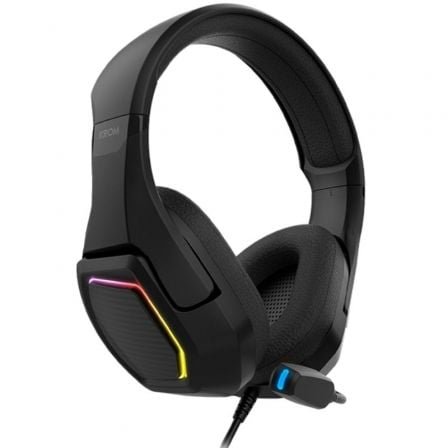 Auriculares gaming con micrófono krom kopa 7.1/ usb 2.0/ negros - Imagen 3