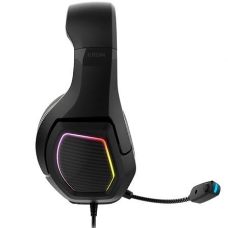 Auriculares gaming con micrófono krom kopa 7.1/ usb 2.0/ negros - Imagen 4