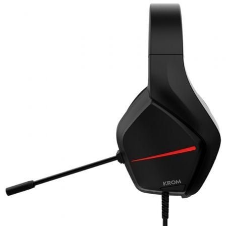 Auriculares gaming con micrófono krom kopa move/ jack 3.5/ negros - Imagen 3