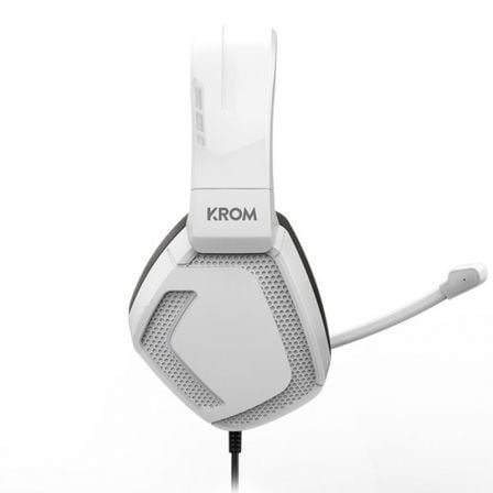Auriculares gaming con micrófono krom kopa pro/ jack 3.5/ blancos - Imagen 3