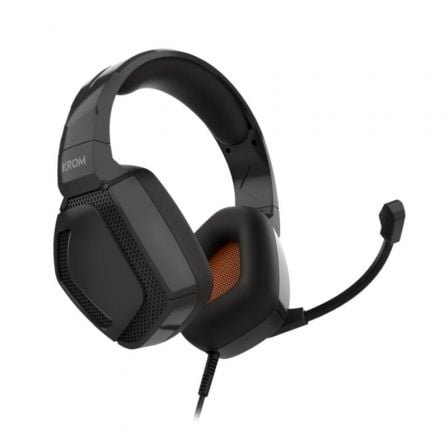 Auriculares gaming con micrófono krom kopa pro/ jack 3.5/ negros - Imagen 2