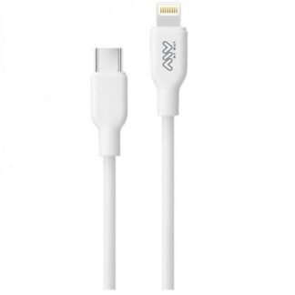 Cable usb 2.0 tipo-c lightning myway mwusc0023/ usb tipo-c macho - lightning macho/ hasta 20w/ 480mbps/ 1m/ blanco
