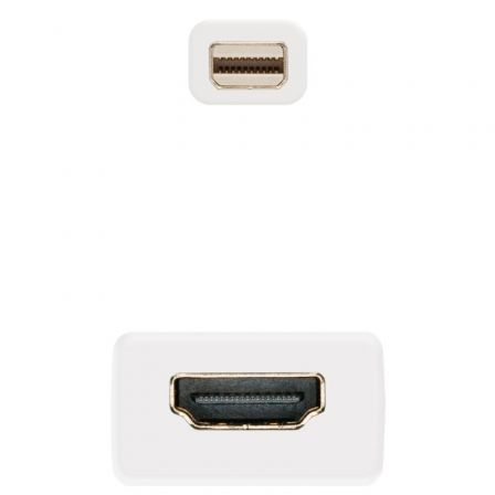 Conversor nanocable 10.16.0102-w/ mini displayport macho - hdmi hembra/ 15cm/ blanco - Imagen 3