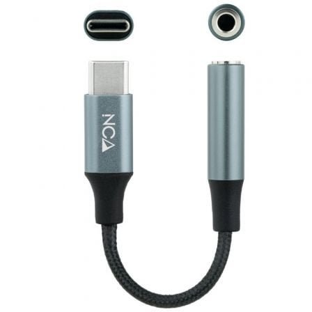 Conversor usb tipo-c nanocable 10.24.1204/ usb tipo-c macho - jack 3.5 hembra - Imagen 2